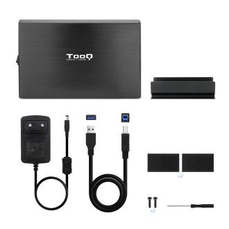 Caja externa Tooq HD TQE-3531B 3.5" USB 3.0 negro
