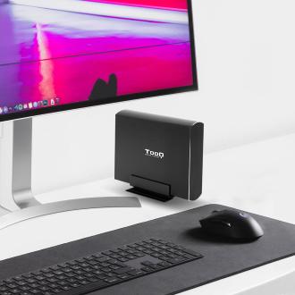 Caja externa Tooq HD TQE-3531B 3.5" USB 3.0 negro