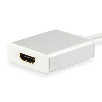 Adaptador Equip USB Tipo C macho a HDMI hembra 15cm
