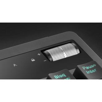 Teclado H-mecánico TKL Mars Gaming MKAXE con reposamuñecas