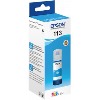 Botella de tinta original Epson 113 cian