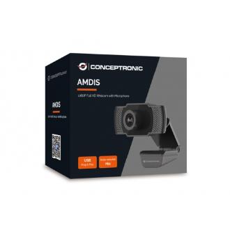 Webcam FHD Conceptronic 3.6mm con micrófono 90º