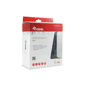 Auriculares Equip Life con micrófono flexible USB