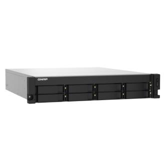 QNAP TS-832PXU-RP ETHERNET BASTIDOR (2U) NEGRO NAS