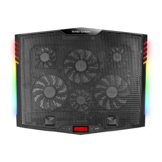 Base refrigeradora Mars Gaming MNBC5 17" RGB + soporte móvil