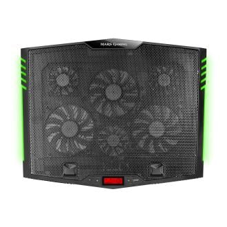 Base refrigeradora Mars Gaming MNBC5 17" RGB + soporte móvil