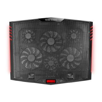 Base refrigeradora Mars Gaming MNBC5 17" RGB + soporte móvil