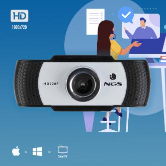 Webcam NGS Xpress Cam 720 HD negro
