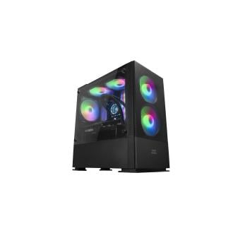 Caja Micro ATX Tacens Mars Gaming MCZ negro