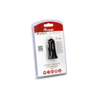 Cargador de coche Equip Life 5V 2xUSB 2.4A (12W)