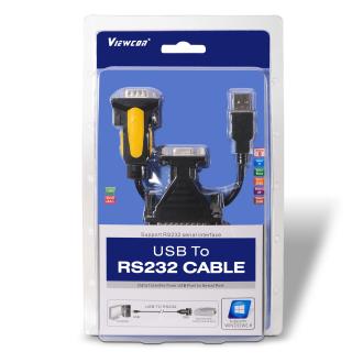 Adaptador USB a Serie RS232 Aisens 1.8m Negro