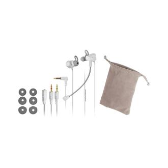 Auriculares con micrófono Mars Gaming MIHX 3.5mm blanco
