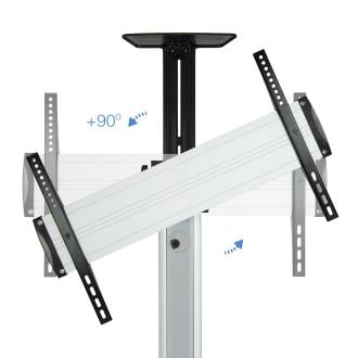 SOPORTE DE SUELO TOOQ FS1870M-B 37" A 70" BLANCO