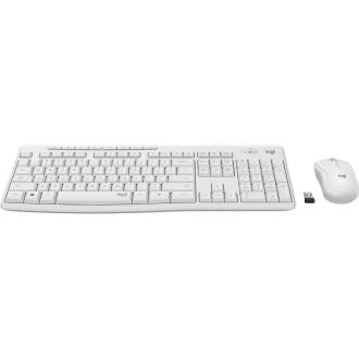 Teclado y ratón inalámbrico Logitech MK295 blanco