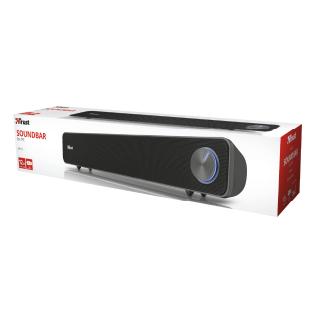 Barra Trust Soundbar Arys horizontal 6W negro