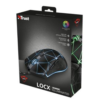Ratón Trust Gaming GXT 133 Locx LED 800/4000 DPI