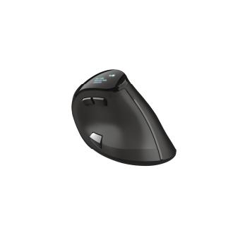 Ratón inalámbrico Trust Voxx recargable ergonómico vertical negro