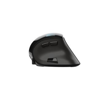 Ratón inalámbrico Trust Voxx recargable ergonómico vertical negro