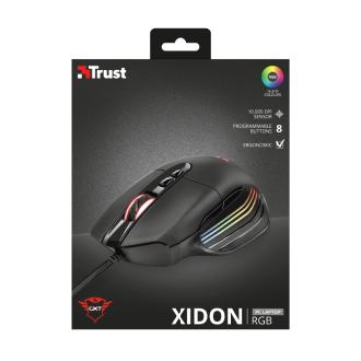 Ratón Trust Gaming GXT 940 Xidon RGB 10000 DPI programable