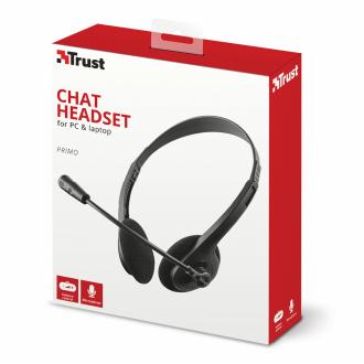 Auriculares diadema Trust Primo 3.5mm negro