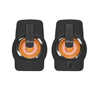 Altavoces Trust 2.0 Gemi RGB 12W RMS