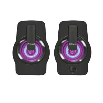 Altavoces Trust 2.0 Gemi RGB 12W RMS