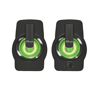 Altavoces Trust 2.0 Gemi RGB 12W RMS