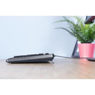 Teclado Trust TK-150 silencioso USB negro
