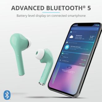 Auriculares Bluetooth Trust Nika Táctil turquesa