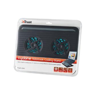Base refrigeradora Trust Cyclone 16" con 2 ventiladores