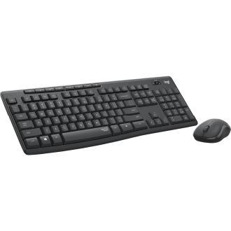 Teclado y ratón inalámbrico Logitech MK295 silent negro