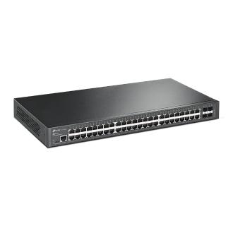 Switch Gestionable L2 Tp-link Tl-sg3452 48p Giga L2 Mas 4 Ranuras Gigabit Sfp Puerto De Consola Rj45/micro-usb Rack 1u 19"