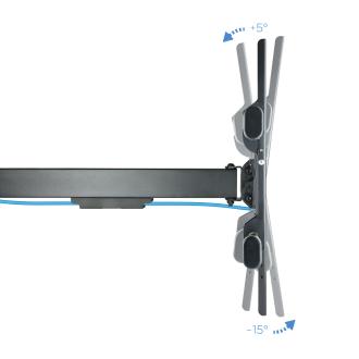 Soporte de pared TooQ LP4380XL-B 43" a 80" con doble brazo