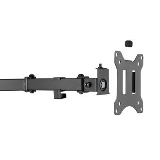 Soporte de mesa Equip 650123 de 13" a 32" 2 pantallas con peana