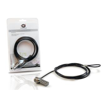 Cable de seguridad de portátil Conceptronic con combinación 1.8m