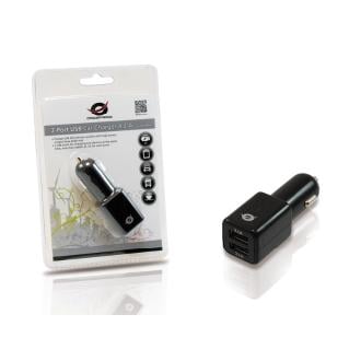 Cargador de coche Conceptronic 5V 2xUSB 12/24V 4.2A