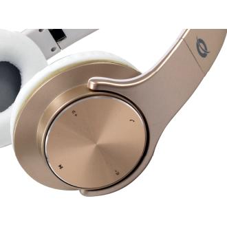 Auriculares Conceptronic Eligio Bluetooth MicroSD oro
