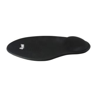Alfombrilla con reposamuñecas Equip Life gel negro
