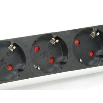 Regleta de mesa Equip Pop-Up 3 tomas + 2xUSB-A