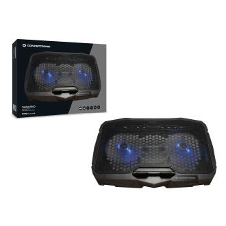 Base refrigeradora Conceptronic 15.6" con 2 ventiladores