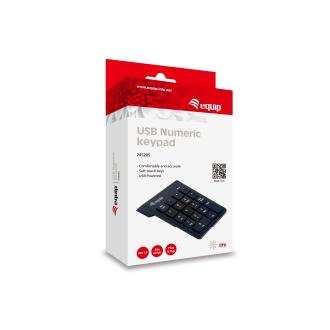 Teclado numérico Equip USB negro