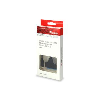 Adaptador Equip USB Tipo C macho a SATA 0.5m