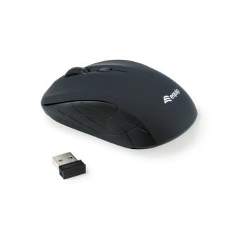 Ratón mini inalámbrico Equip Life 1600 DPI negro