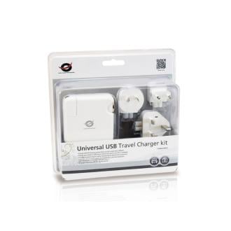 Kit Conceptronic cargador de viaje USB 5V 2A