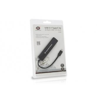 Hub USB tipo C Conceptronic 4 puertos USB 3.0