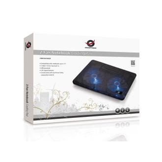 Base refrigeradora Conceptronic 15.6" con 2 ventiladores