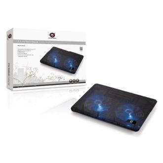 Base refrigeradora Conceptronic 15.6" con 2 ventiladores