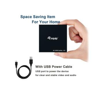 Splitter HDMI 1.4 Equip ultraslim 2 puertos HDMI