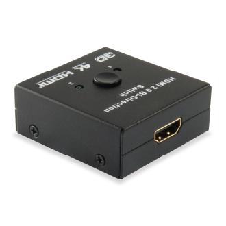 Adaptador/selector HDMI Equip 2 entradas 1 salida (reversible)