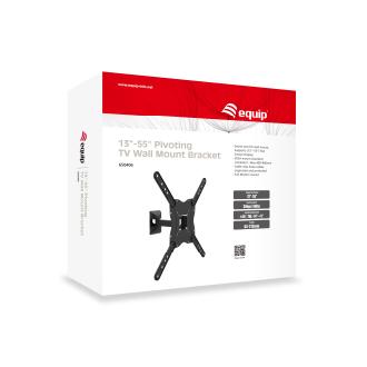 Soporte de pared Equip 650406 13" a 55" brazo negro